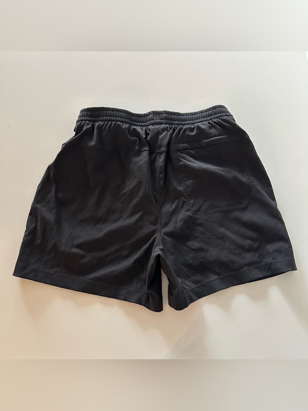 Lululemon Men’s Bowline Shorts Woven Black 5” M Utility Stretch 

Really nice us